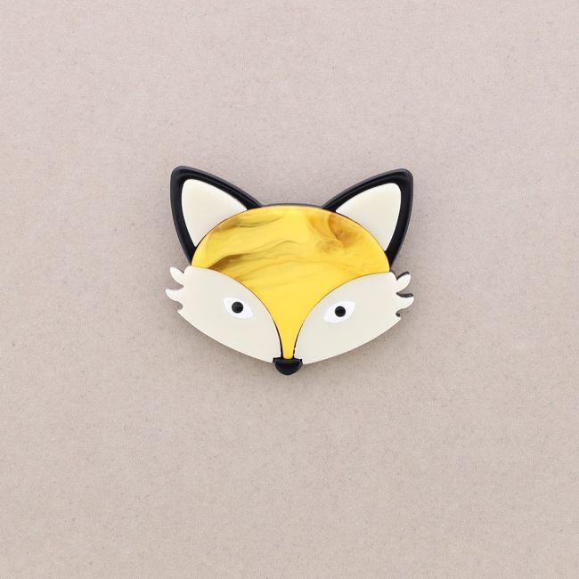 BROCHE ZORRITO RESINA