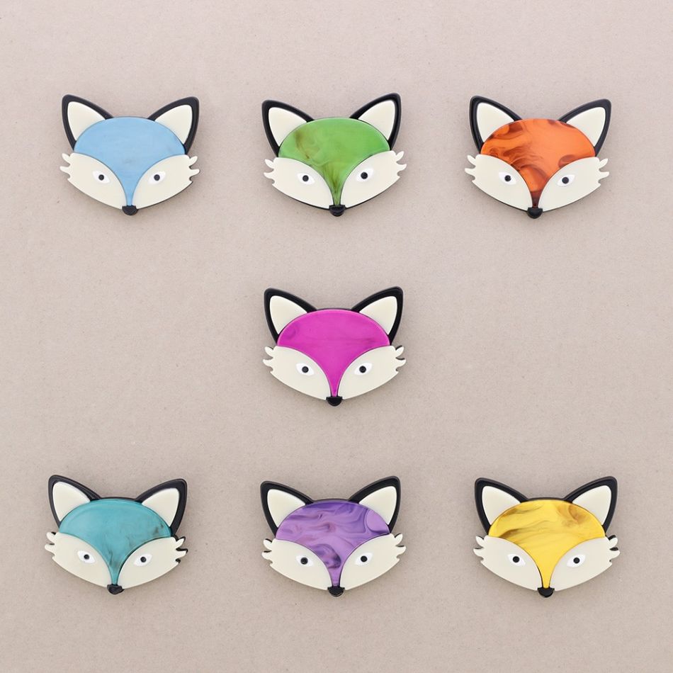 BROCHE ZORRITO RESINA