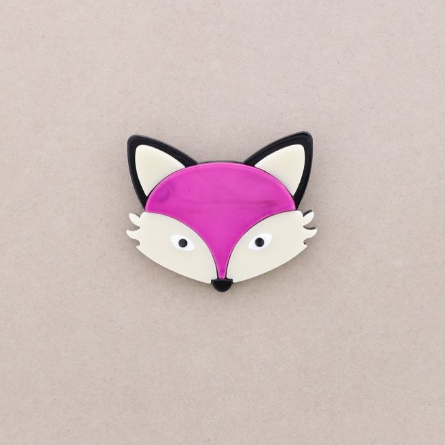 BROCHE ZORRITO RESINA