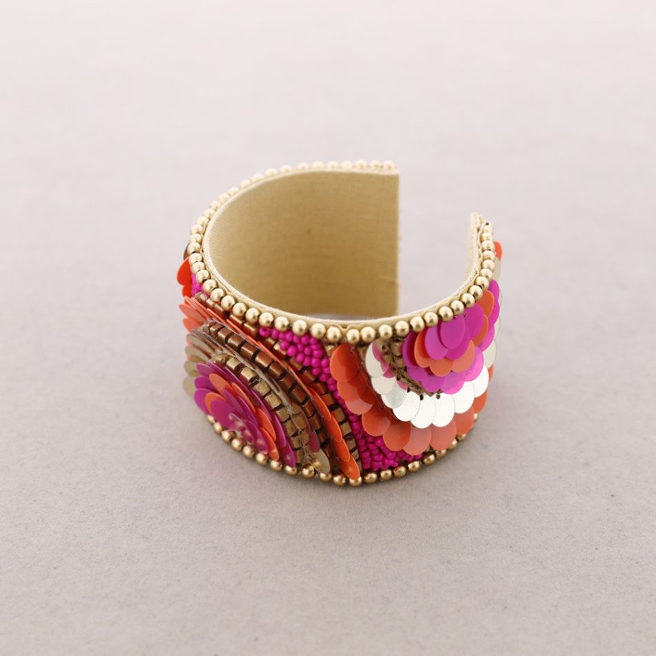 PULSERA AJUSTABLE LENTEJUELAS