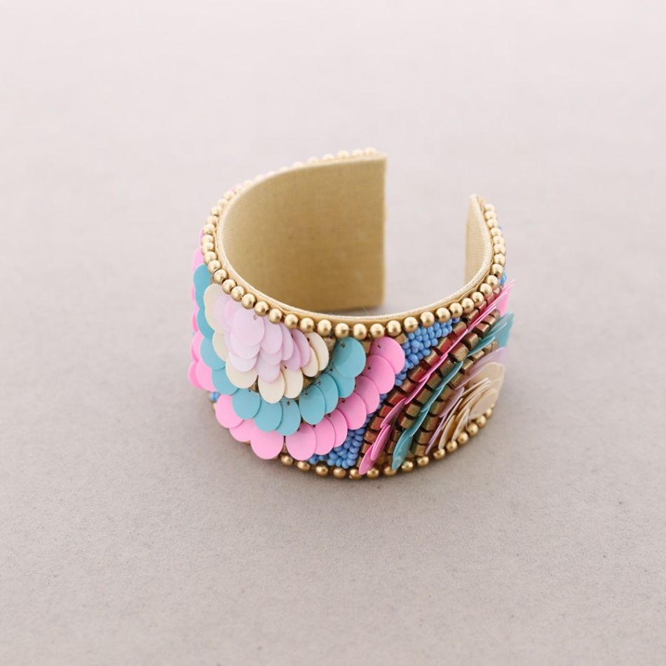 PULSERA AJUSTABLE LENTEJUELAS