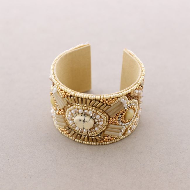 PULSERA AJUSTABLE CUENTAS ÉTNICO