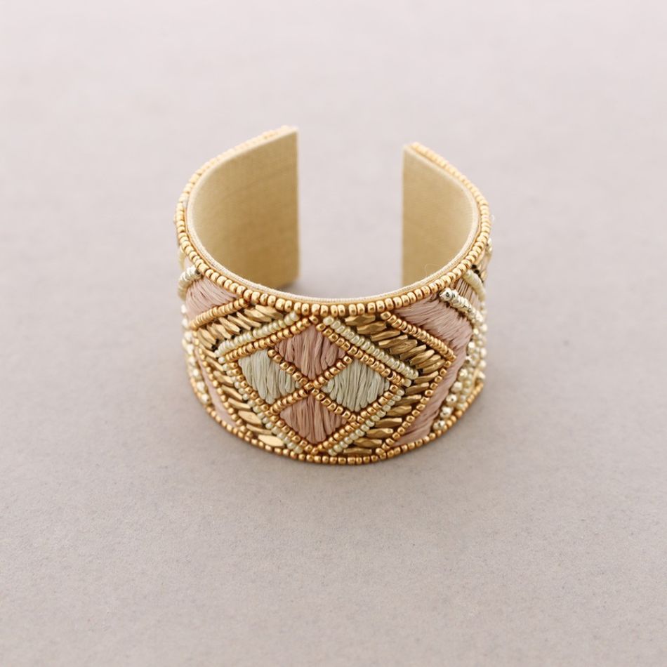 PULSERA AJUSTABLE CUENTAS ÉTNICO