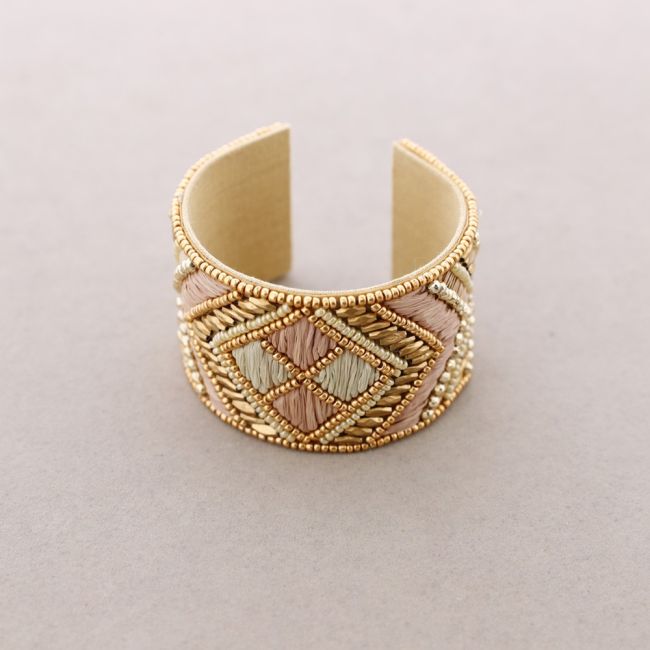 PULSERA AJUSTABLE CUENTAS ÉTNICO