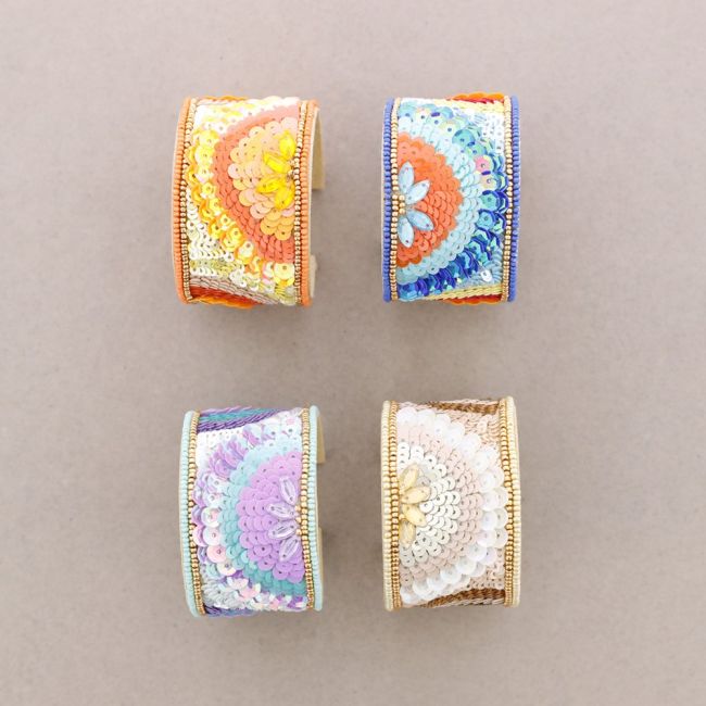 ADJUSTABLE SEQUIN BRACELET