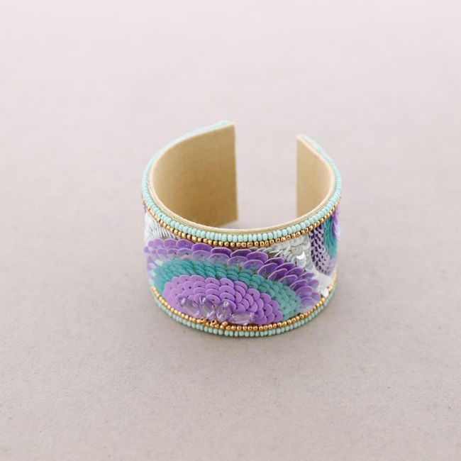 ADJUSTABLE SEQUIN BRACELET