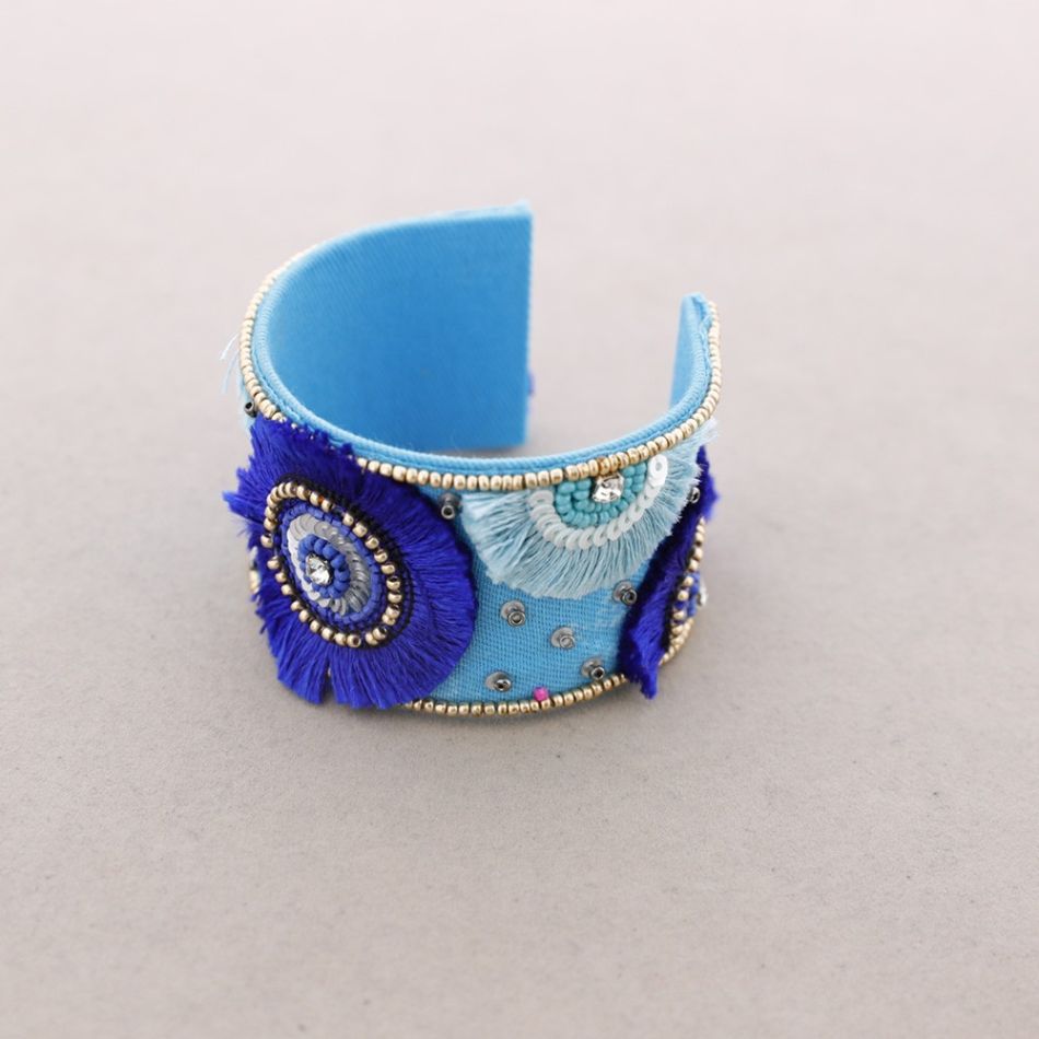 PULSERA AJUSTABLE CUENTAS ÉTNICO