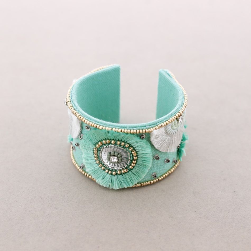 PULSERA AJUSTABLE CUENTAS ÉTNICO