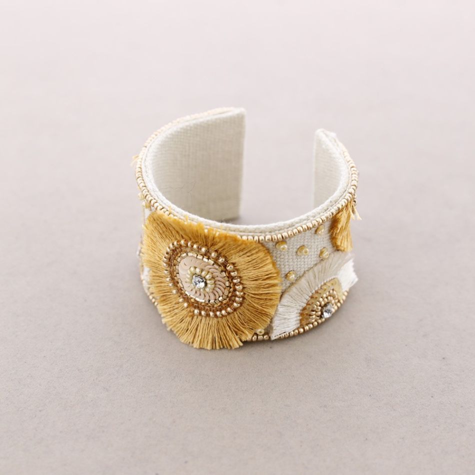 PULSERA AJUSTABLE CUENTAS ÉTNICO