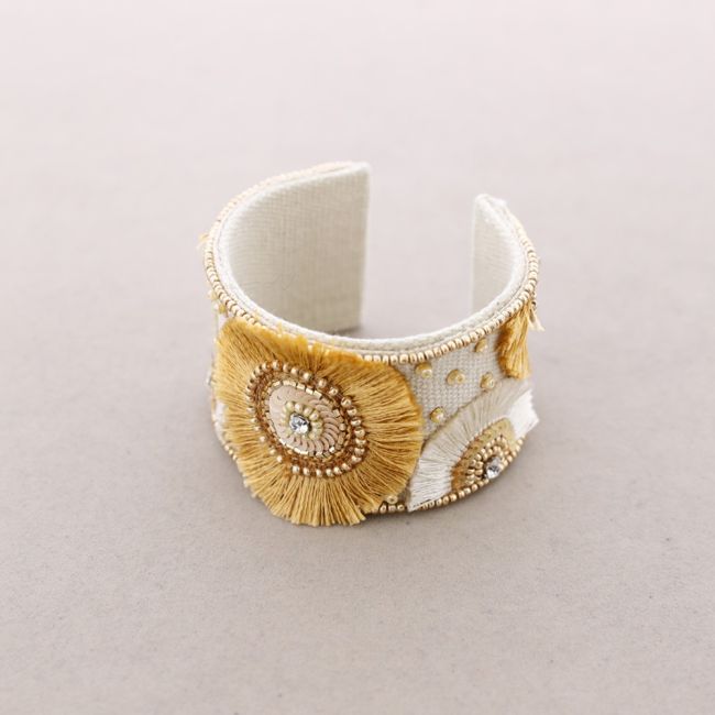PULSERA AJUSTABLE CUENTAS ÉTNICO