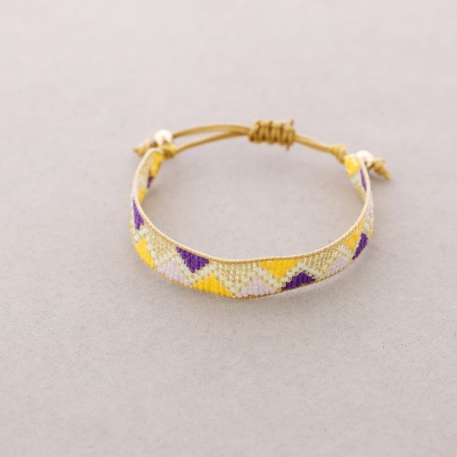 ETHNIC MACRAME BEADS BRACELET