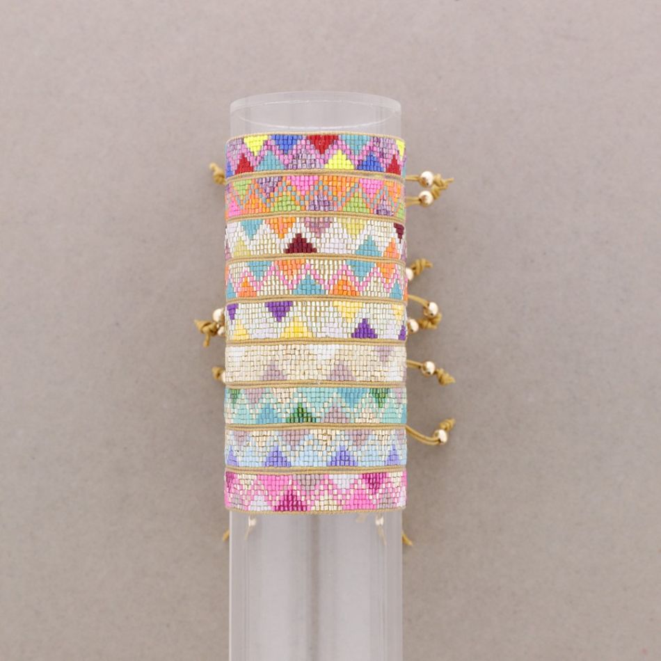 ETHNIC MACRAME BEADS BRACELET