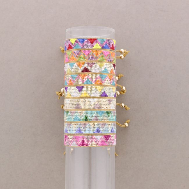 ETHNIC MACRAME BEADS BRACELET