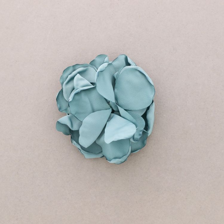 BROCHE FLOR TELA 11CM