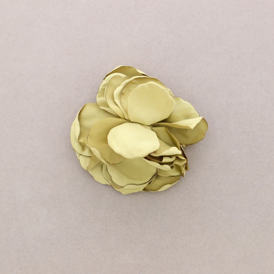 BROCHE FLOR TELA 11CM