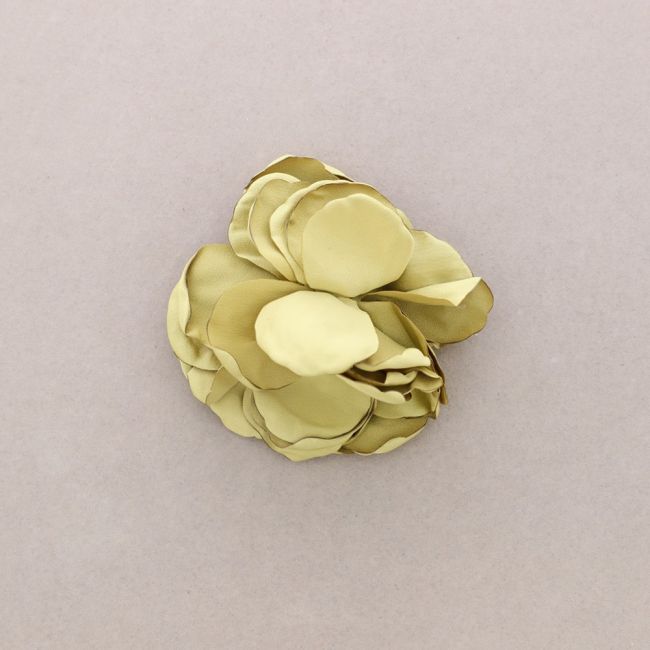 BROCHE FLOR TELA 11CM