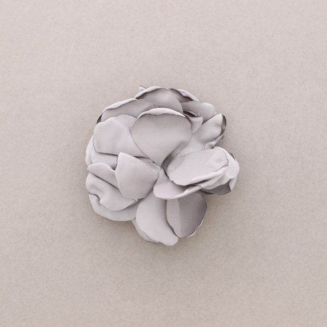 BROCHE FLOR TELA 11CM