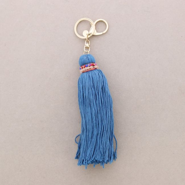 ETHNIC FRINGE KEYCHAIN
