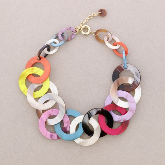 RESIN LINK NECKLACE