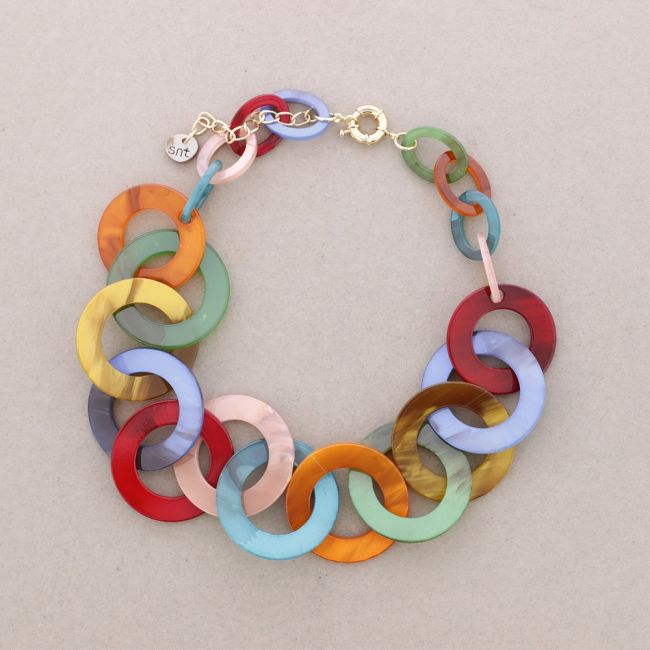 RESIN LINK NECKLACE