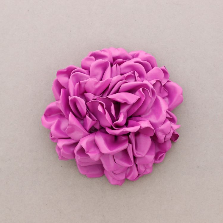 BROCHE FLOR TELA 15CM