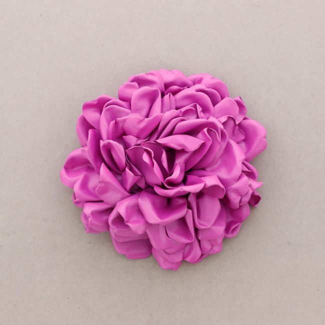 BROCHE FLOR TELA 15CM