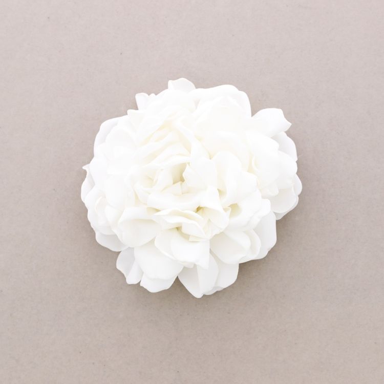 FABRIC FLOWER BROOCH 15CM 2