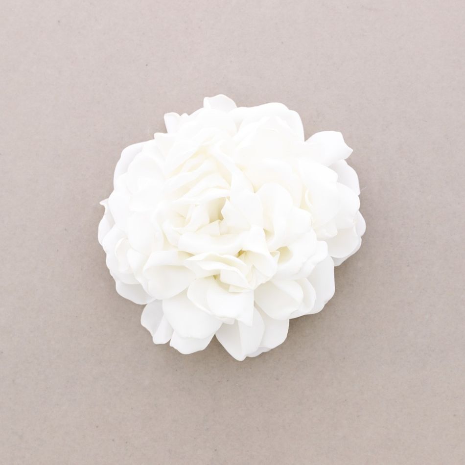 FABRIC FLOWER BROOCH 15CM