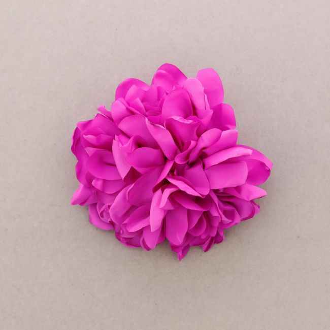FABRIC FLOWER BROOCH 15CM