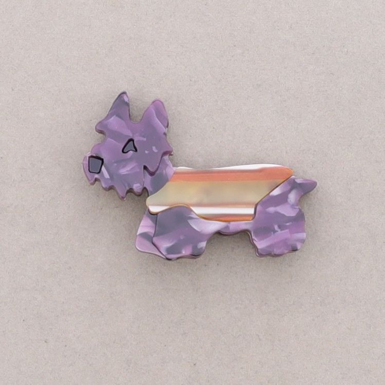 RESIN PUPPY BROOCH