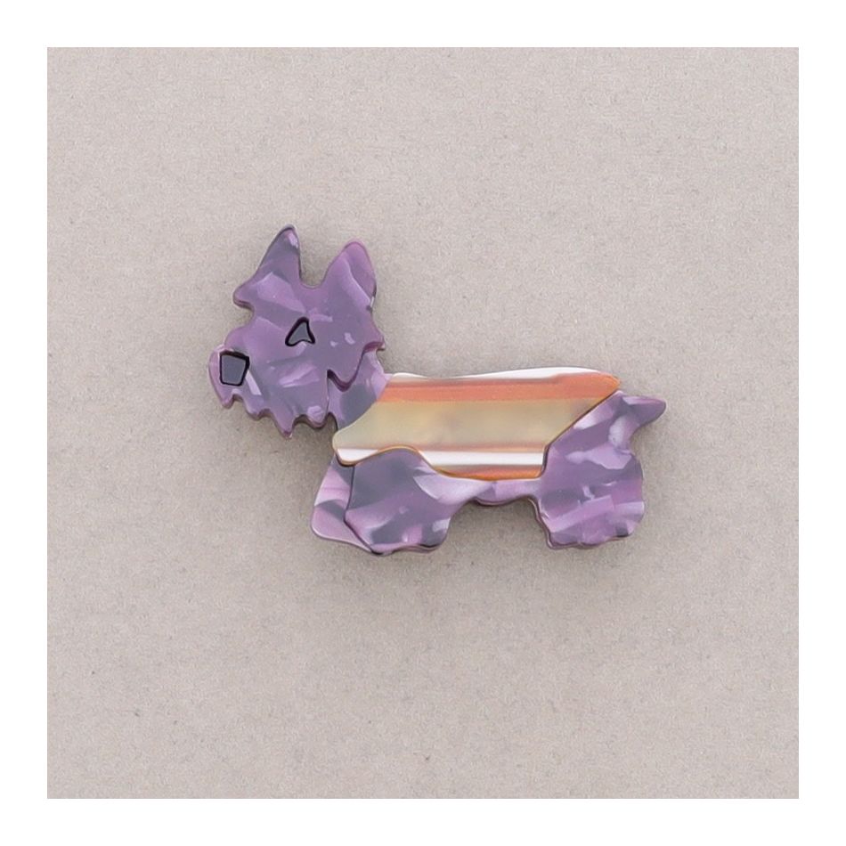 RESIN PUPPY BROOCH