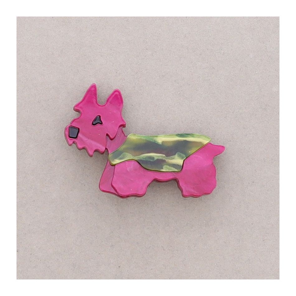 BROCHE PERRITO RESINA