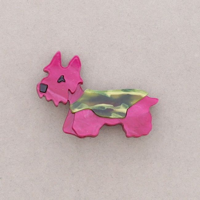 BROCHE PERRITO RESINA