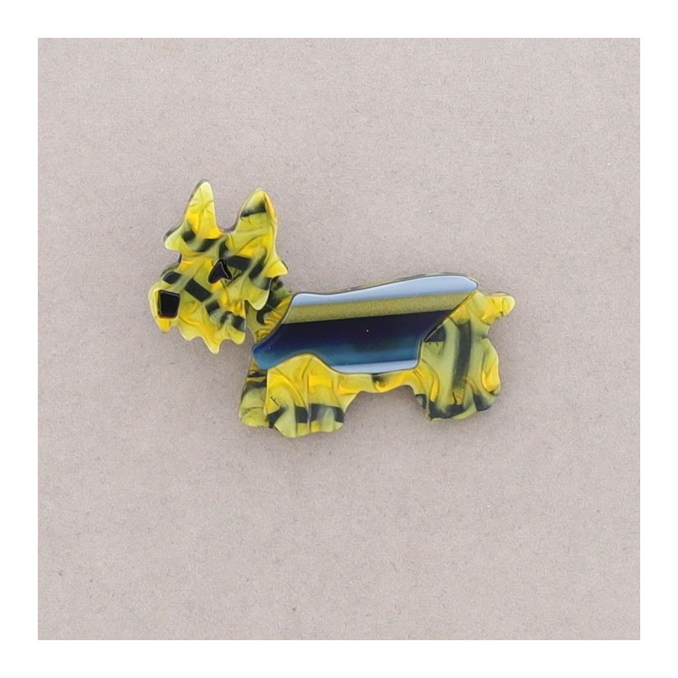 BROCHE PERRITO RESINA