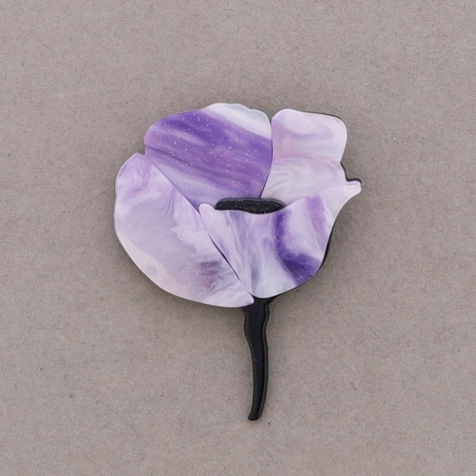 BROCHE FLOR RESINA