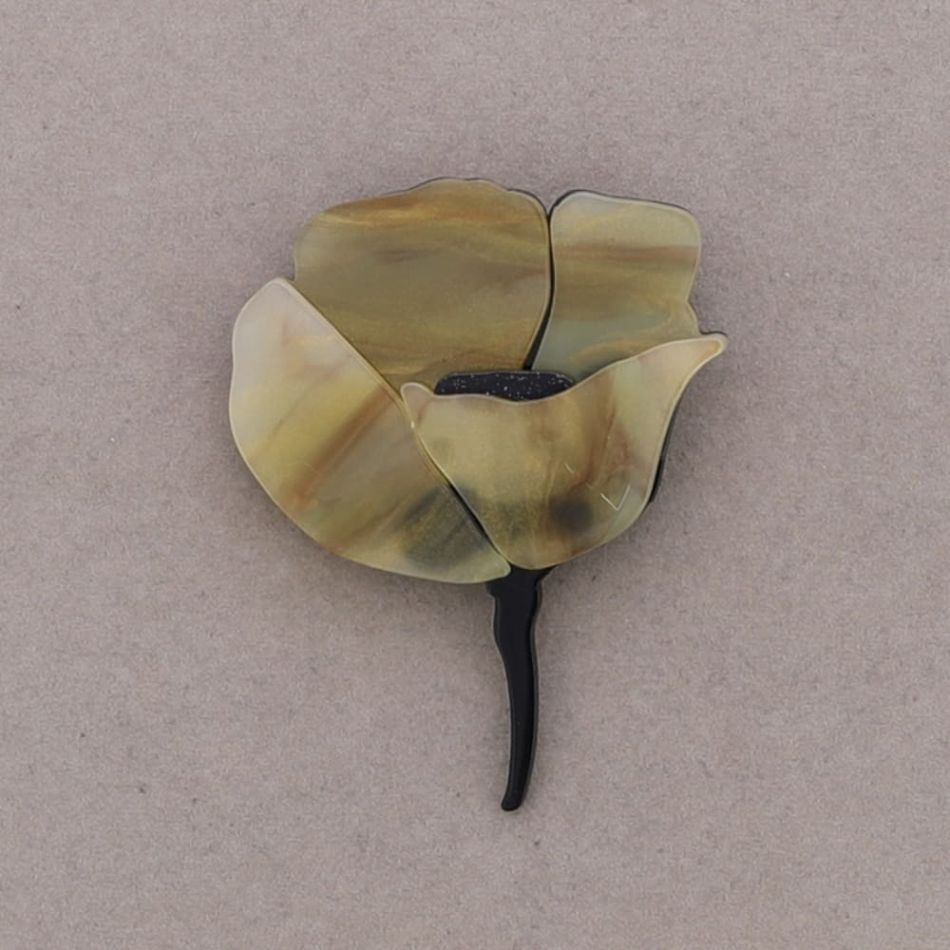 BROCHE FLOR RESINA
