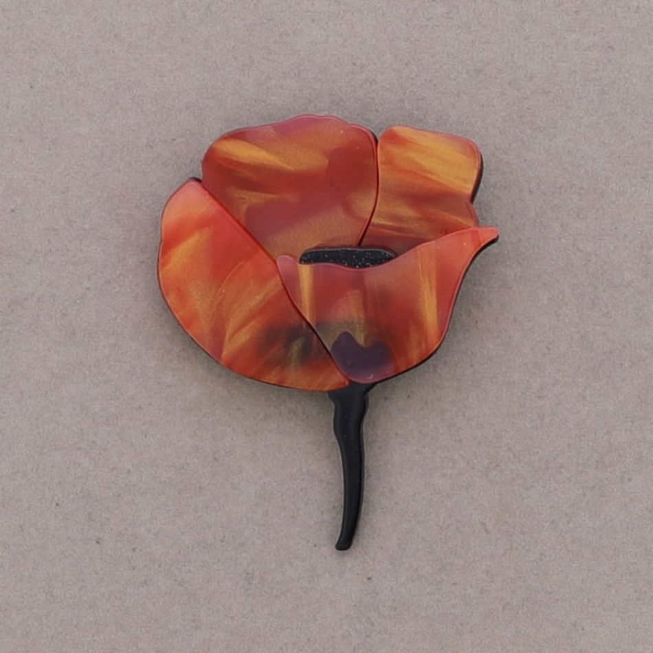 RESIN FLOWER BROOCH