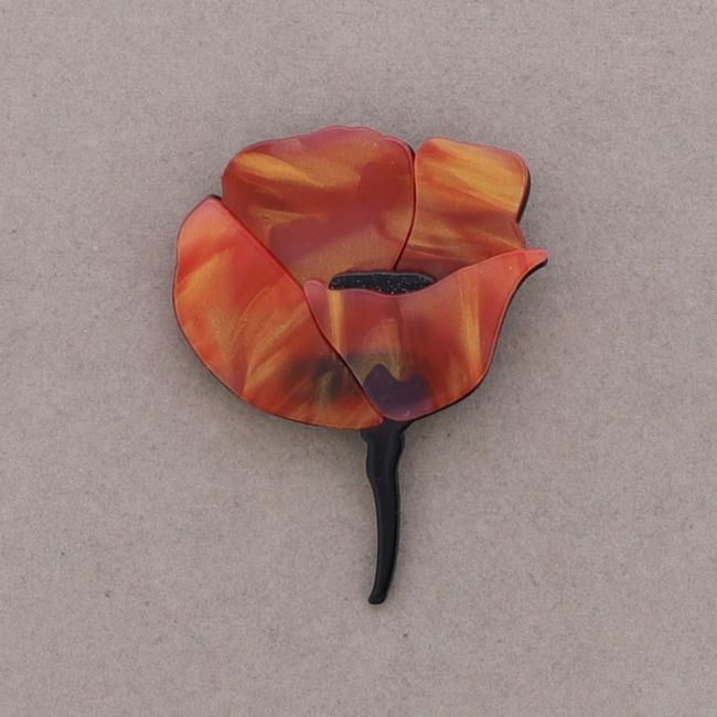 BROCHE FLOR RESINA