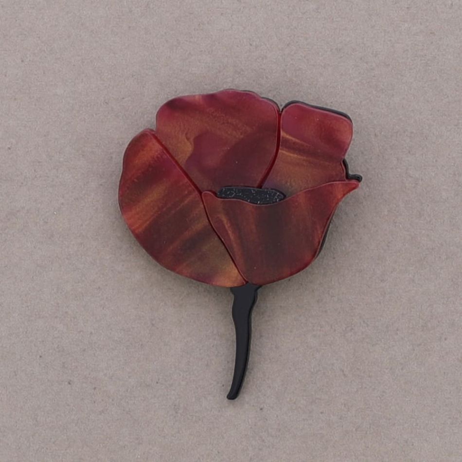 BROCHE FLOR RESINA