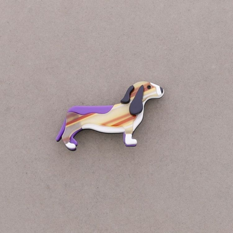 RESIN PUPPY BROOCH