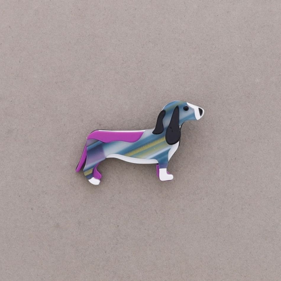 BROCHE PERRITO RESINA