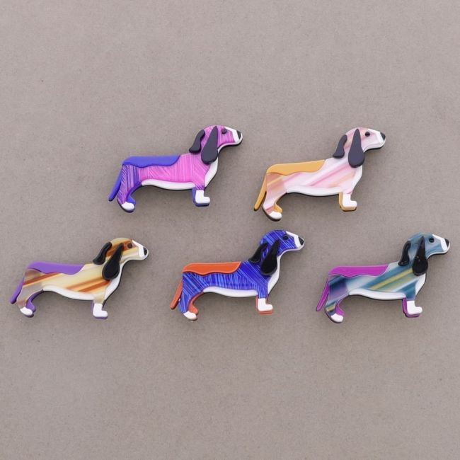 BROCHE PERRITO RESINA