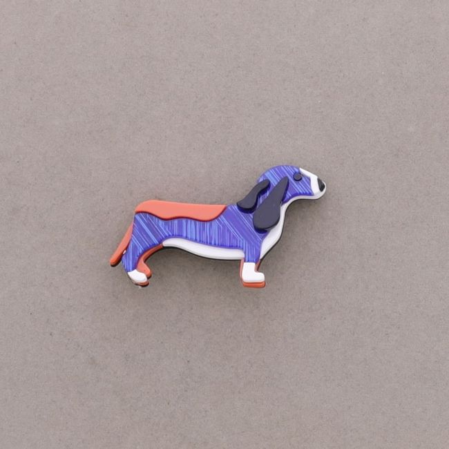 RESIN PUPPY BROOCH