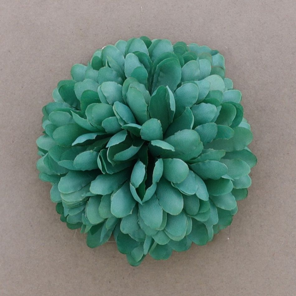 BROCHE FLOR TELA 12CM