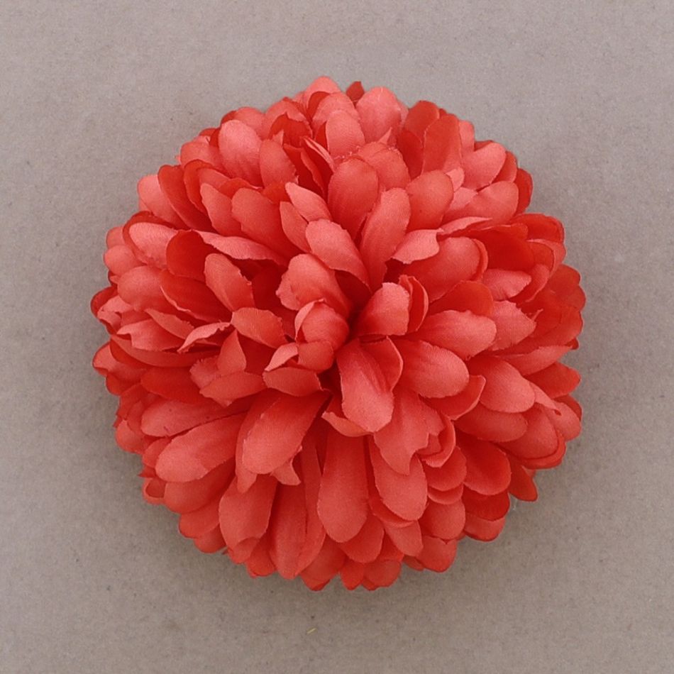 BROCHE FLOR TELA 12CM