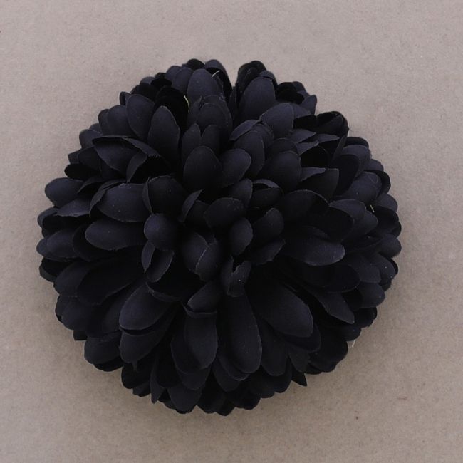 FABRIC FLOWER BROOCH 12CM