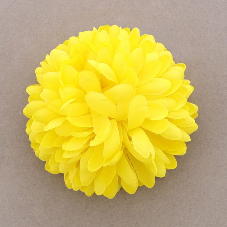 BROCHE FLOR TELA 12CM
