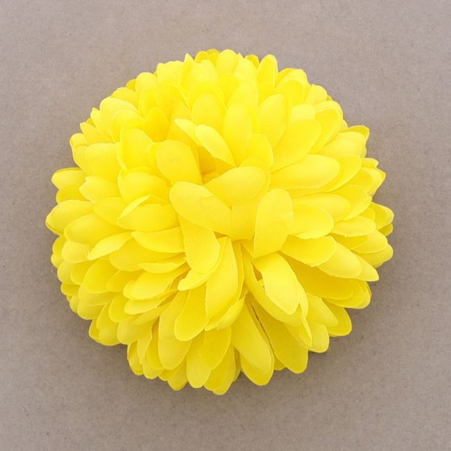 BROCHE FLOR TELA 12CM