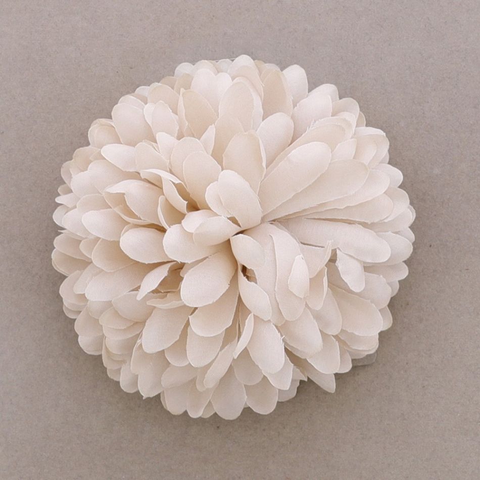 BROCHE FLOR TELA 12CM
