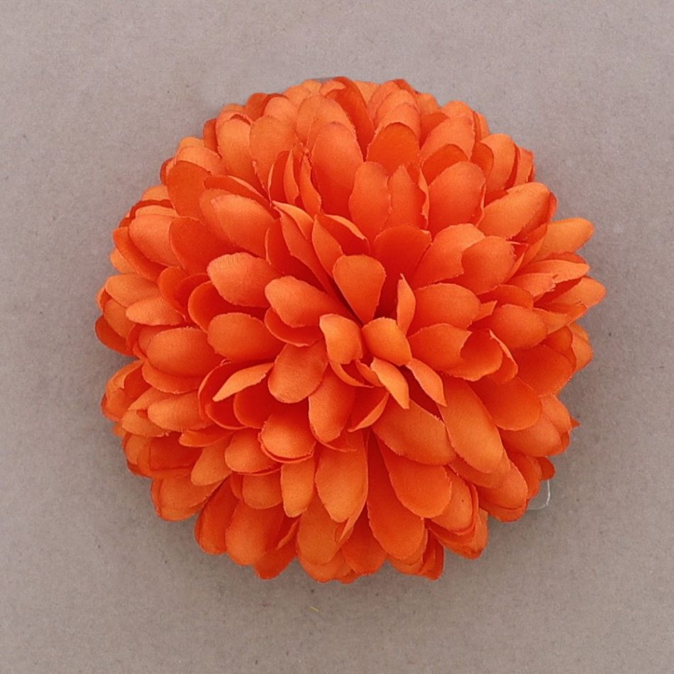 BROCHE FLOR TELA 12CM